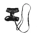 M-PETS_20801199 LETSGO Harness with leash Black.webp