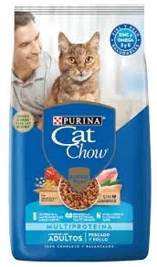 CAT CHOW - ADULTO PESCADO Y POLLO 3KG