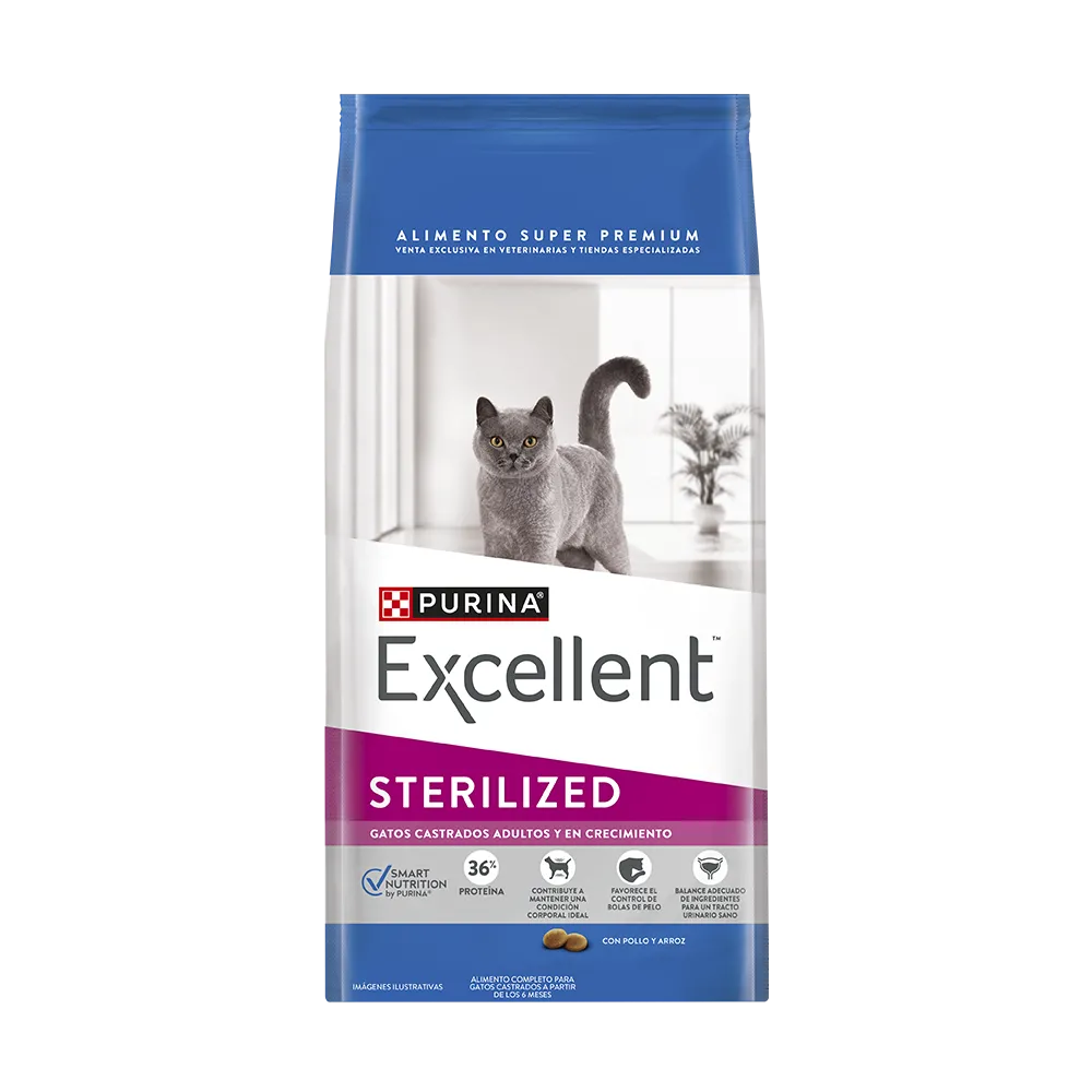 EXCELLENT - CAT STERILIZED CHICKEN 7.5KG