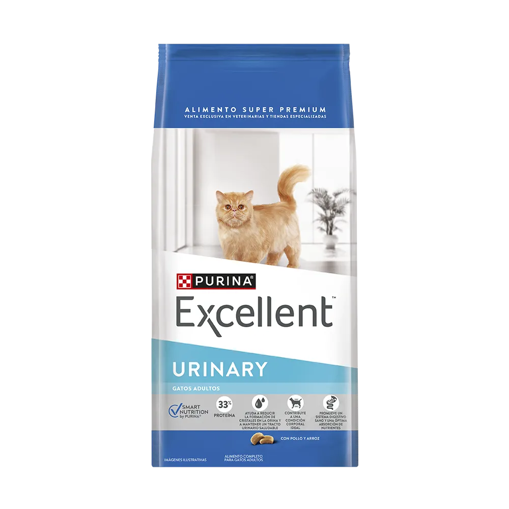 EXCELLENT - URINARY CAT POLLO Y ARROZ 7.5KG