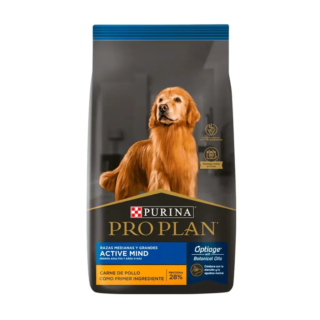 PRO PLAN - ACTIVE MIND RAZA MEDIANA Y GRANDE 3KG