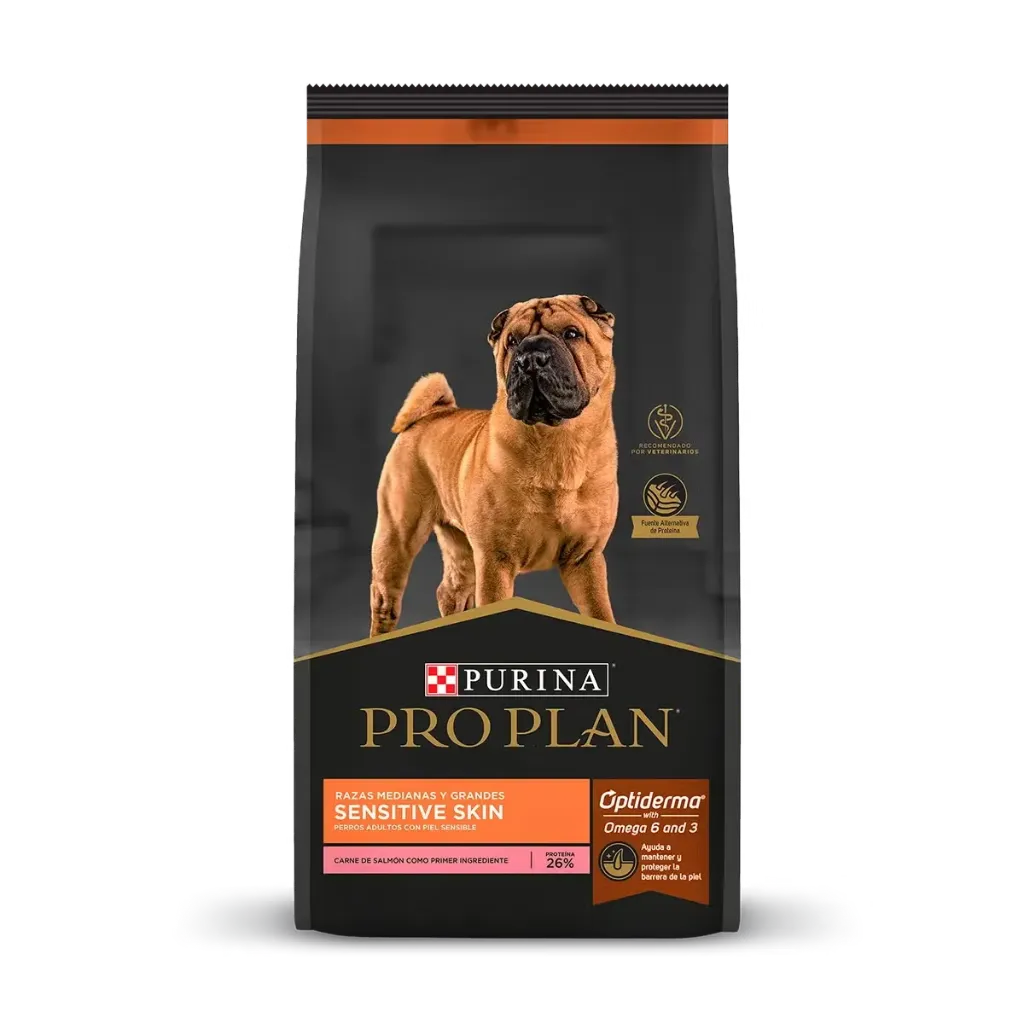 PRO PLAN - SENSITIVE SKIN RAZA MEDIANA Y GRANDE 12KG