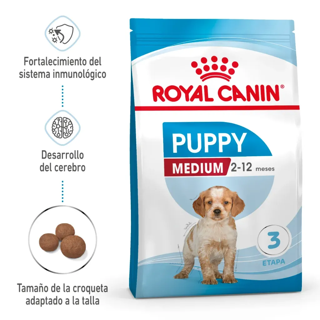 ROYAL CANIN - CANINE MEDIUM PUPPY x 15KG