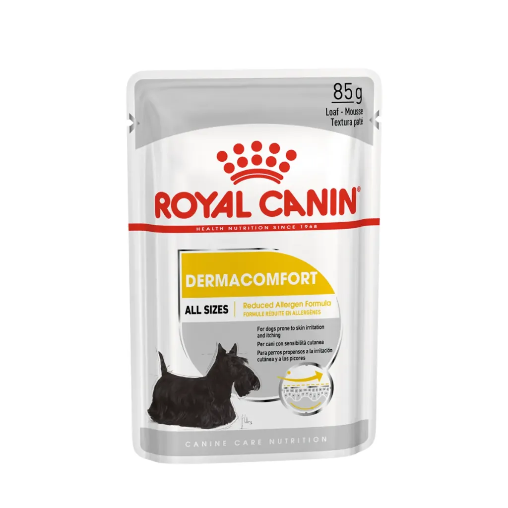 ROYAL CANIN - CANINE POUCH   DERMACOMFORT 85GR
