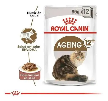 ROYAL CANIN - FHN AGEING +12 POUCH FELINE 85GRS