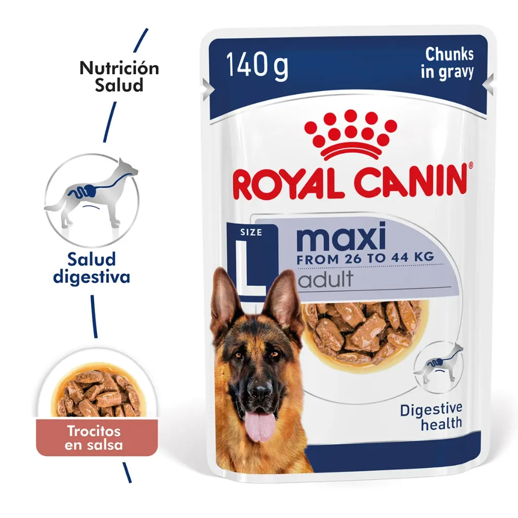 ROYAL CANIN - CANINE POUCH MAXI ADULTO 140GR