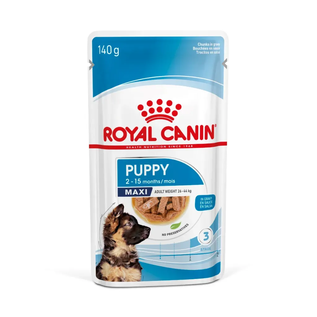 ROYAL CANIN - CANINE POUCH MAXI PUPPY 140GR