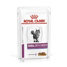 ROYAL CANIN - FELINE POUCH RENAL WITH CHICKEN 85GRS