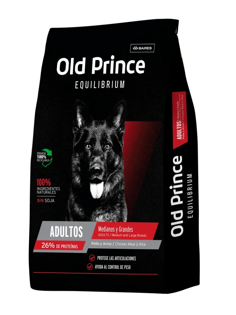[2.11.90] OLD PRINCE - EQUILIBRIUM ADULTO MED Y GRANDES x3KG
