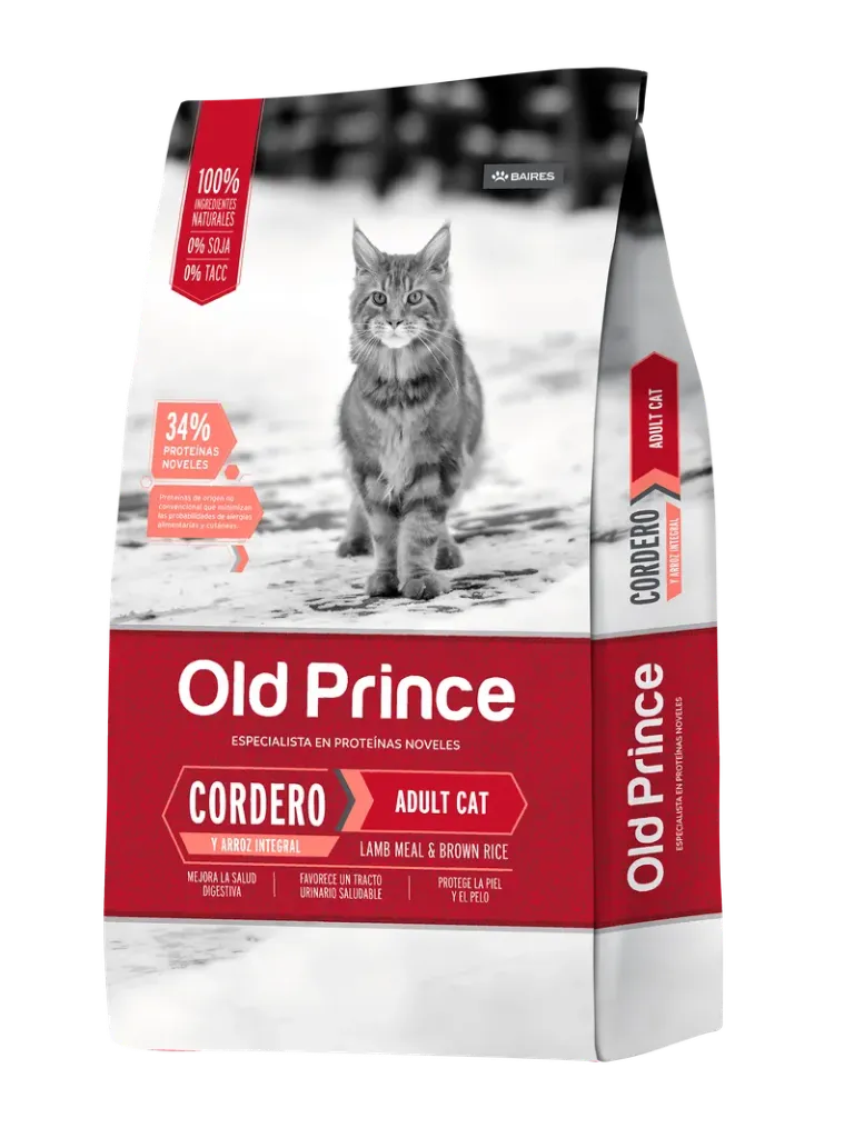 [2.11.65] OLD PRINCE - NOVEL CORDERO GATO ADULTO x 7,5 KG