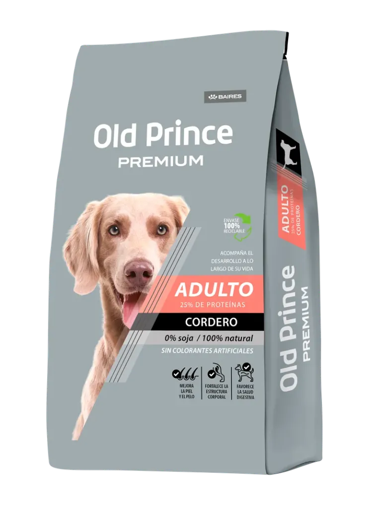 OLD PRINCE - PREMIUM ADULTOS CORDERO  x 15 KG