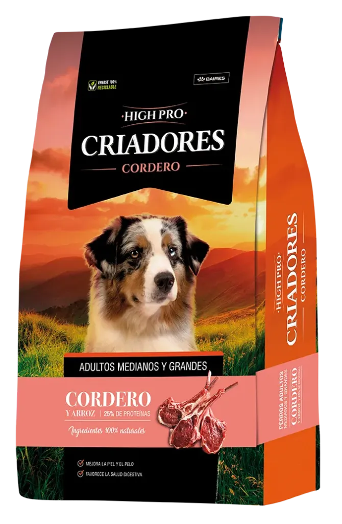 MAINTENANCE CRIADORES - HIGH PRO CORDERO ADULTO 20KG