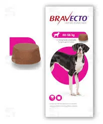 MSD - BRAVECTO COMPRIMIDO 40 A 56KG 1400MG