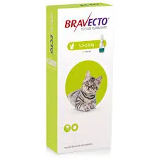 MSD - BRAVECTO PLUS GATOS 1.2 a 2.8KG 112.5MG