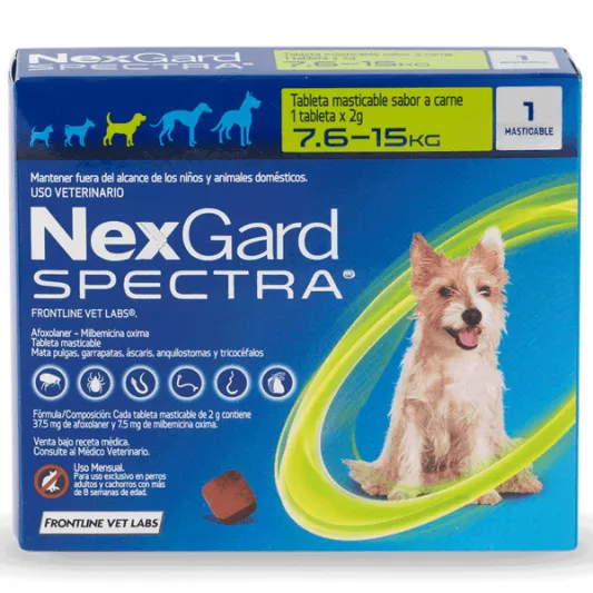 BOEHRINGER INGELHEIM - NEXGARD SPECTRA "M" 7.6-15KG