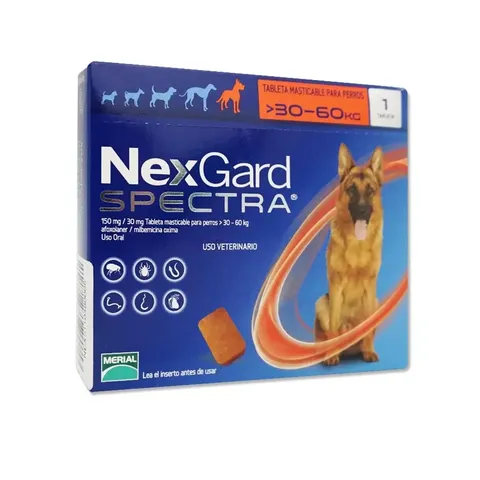 BOEHRINGER INGELHEIM - NEXGARD SPECTRA "XL" 30.1 A 60KG