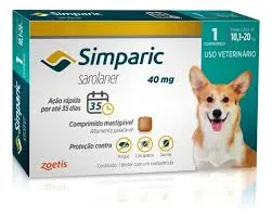 ZOETIS - SIMPARICA 40MG 10 A 20KG