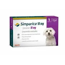 ZOETIS - SIMPARICA 10MG 2.5 A 5KG