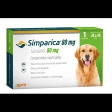 ZOETIS - SIMPARICA 80MG 20 A 40KG