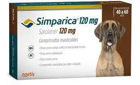 ZOETIS - SIMPARICA 120MG 40 A 60KG