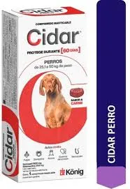 KÖNIG - CIDAR COMPRIMIDO MASTICABLE PERROS 25 A 50KG