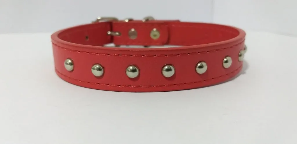 LA SIN RIVAL - COLLAR CUERINA FINO C/12 TACHAS