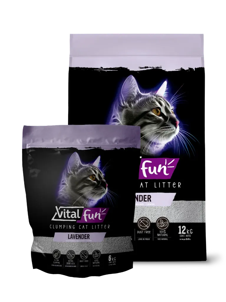 VITAL FUN - ARENA AGLOMERANTE LAVANDA 6KG