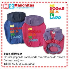 MANCHITAS - BUZO MI HOGAR MAXI