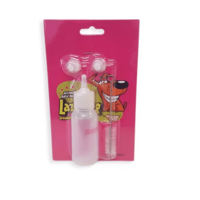 LA SIN RIVAL - MAMADERA C/CEPILLO Y 2 TETINAS 50 ML
