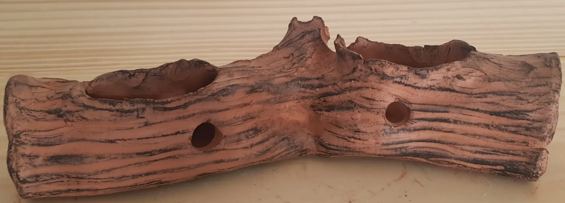 LA SIN RIVAL - TRONCO CERAMICA TERRACOTA ACOSTADO N°2