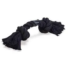 BEEZTEES - FLOSSY TOY BLACK W 2 KNOTS