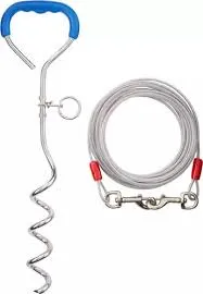 MILLEX - ESTACA Y CABLE ATAR ACERO FORRADO 6MT