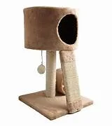 MILLEX - ARBOL PARA GATO CON CASITA EN COLUMNA
