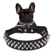 MILLEX - COLLAR CUERO C/APLIQUES