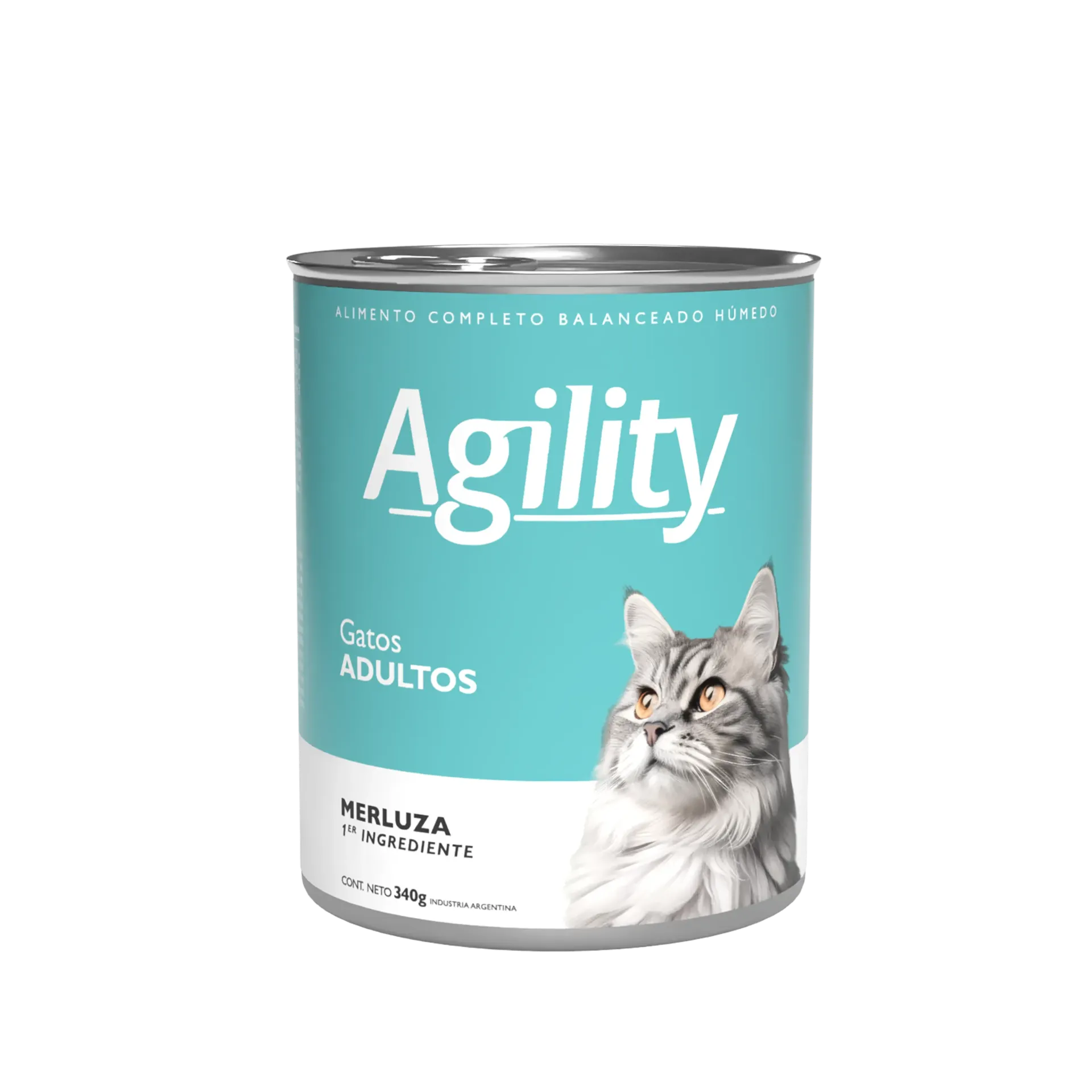 AGILITY - GATO ADULTO MERLUZA 340GR