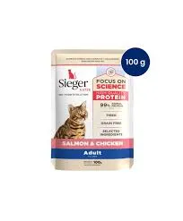 SIEGER - KATZE ADULTO WET SALMON Y POLLO 100GR