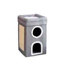 RAST- CUEVA PARA GATOS CON PELUCHE Y RASCADOR