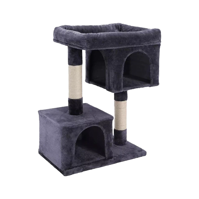 TERRA PET - TORRE PARA GATOS GRIS OSCURO