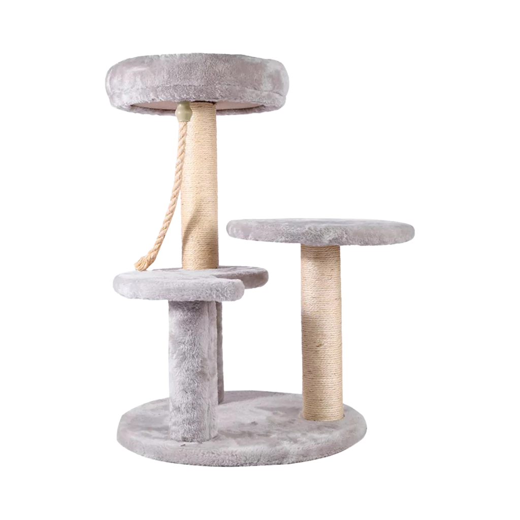 TERRA PET - TORRE PARA GATOS GRIS CLARO