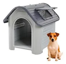 RAST - CUCHA PARA PERRO GRIS CON VENTANA N°3