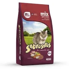 SABROSITOS - GATO MIX POLLO,VEGETALES & CARNE 10KG