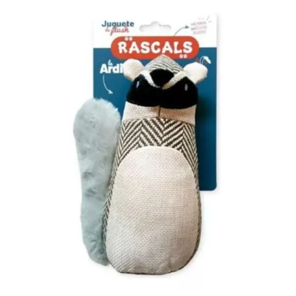RASCALS - ARDILLA DE PLUSH CON CHIFLE