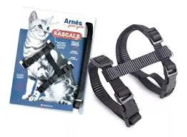 RASCALS - ARNES CON CORREA NEGRO PARA GATO