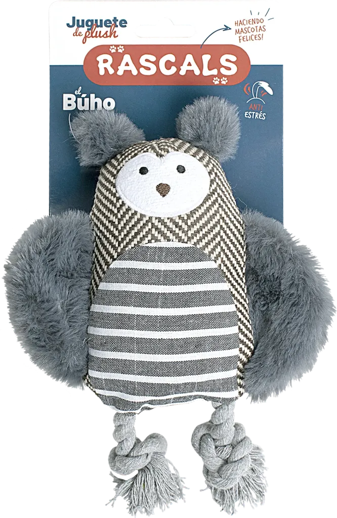RASCALS - BUHO DE PLUSH CON CHIFLE