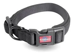 RASCALS - COLLAR PERRO PREMIUM (M) - NEGRO