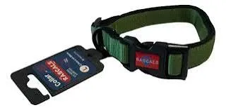 RASCALS - COLLAR PARA PERRO VERDE MILITAR PREMIUM "L"