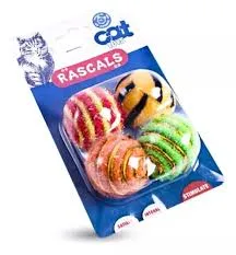 RASCALS - PACK 4 PELOTAS PARA GATOS