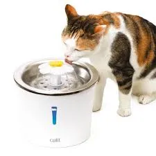 CATIT - BEBEDERO FLOWER FOUNTAIN LUZ LED 3LT