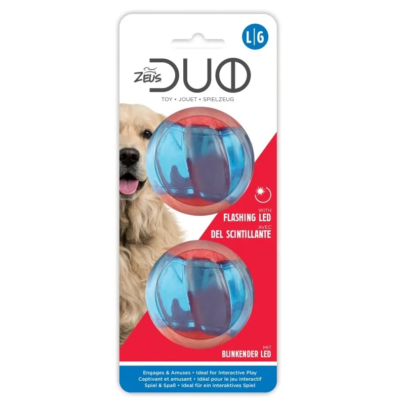 ZEUS - DUO BALL 6.3CM ROJA