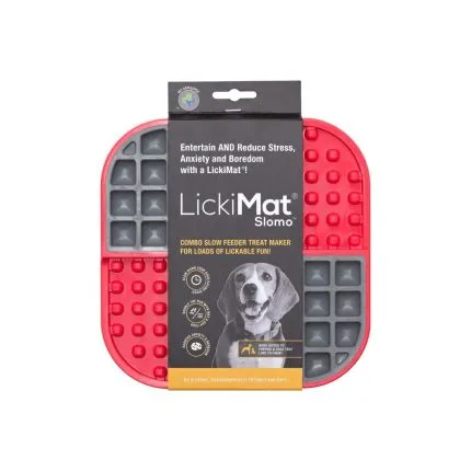 LICKI MAT - TUFF SOOTHER RED DOG